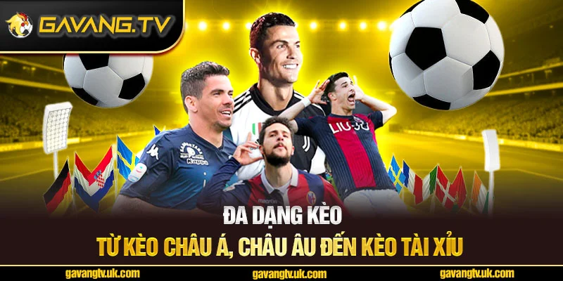 Đa dạng kèo – Từ kèo Châu Á, Châu Âu đến kèo Tài Xỉu